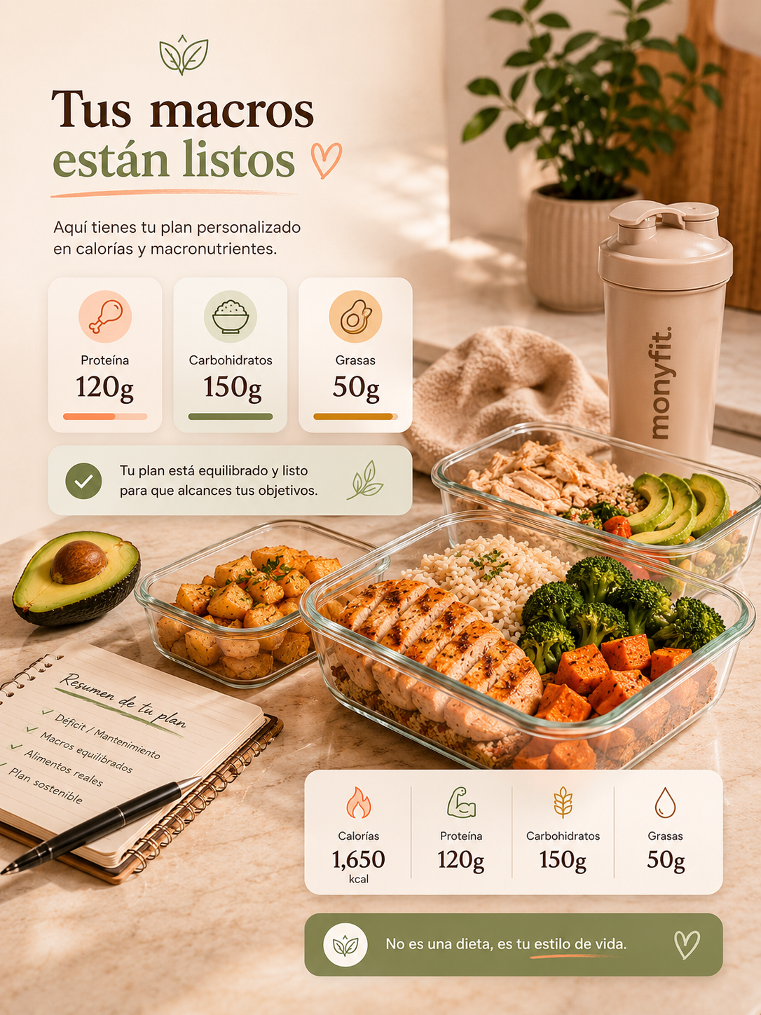 App MacrosFit · Tus macros están listos