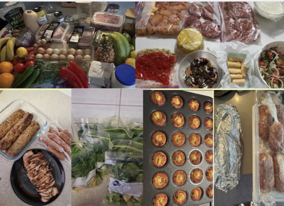 Comidas reales preparadas por las alumnas del Taller de Cocina
